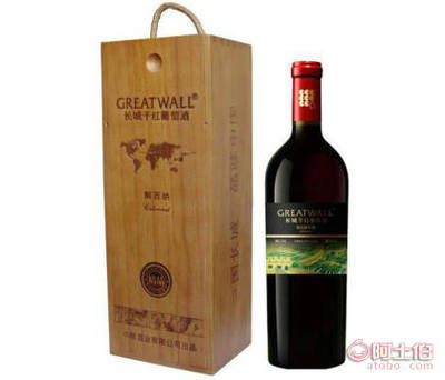 长城精品解百纳干红木盒 龙泉驿区西河镇醉之源酒类经营部烟草制品零售库中的佳酿